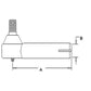 A41520 New Tie Rod End Fits Case/International Harvester 730 830 930 1030