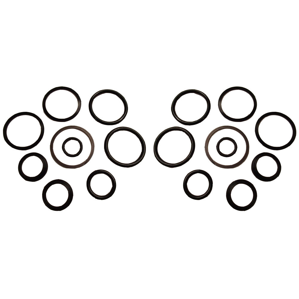 Two (2) Steering Cyl Seal Kits Fits Case Backhoe Loader 480 480B 480C 580B 580C