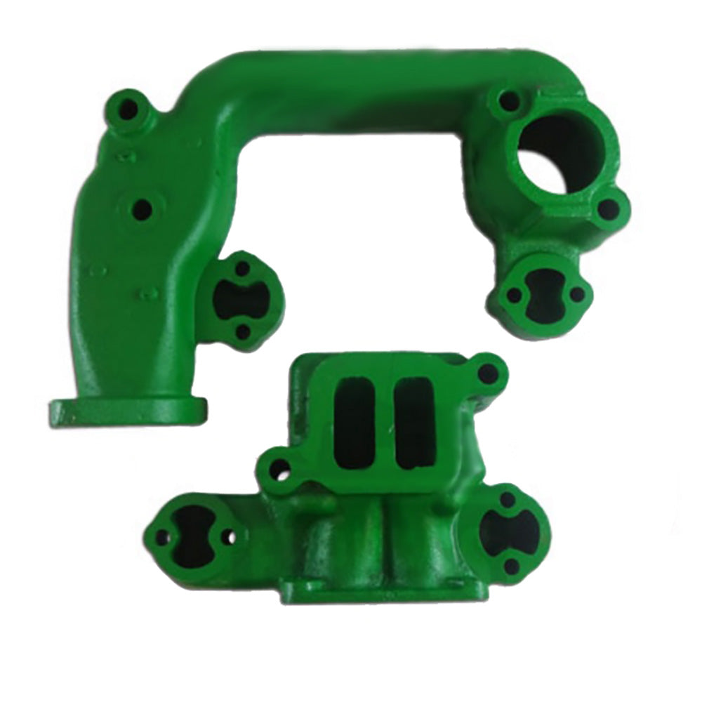 Intake & Exhaust Manifold - 2 Pieces Fits John Deere 60 620 630 All Gas A4641R
