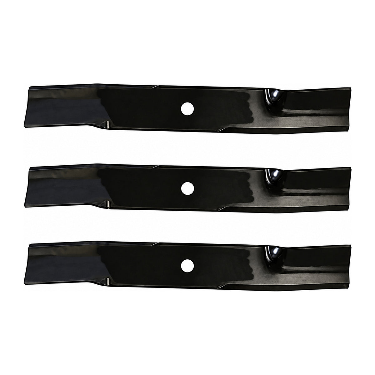 1756152SYP (3) High-Lift Lawn Mower Blades Fits Yazoo/Kees 18"x2-1/2"