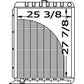 A55650C2 Combine Radiator Fits International 715 815 915 1440