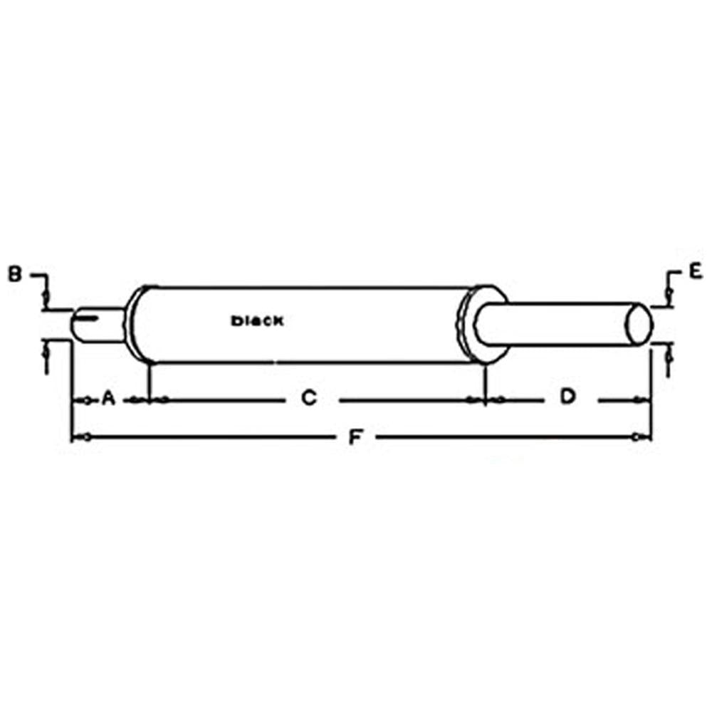 Muffler Fits Case 1170 1175 1270 1370 A64990