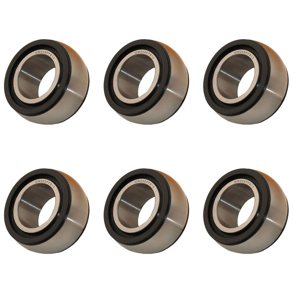 Qty 6: Round Bore Heavy Disc Bearing
 Fits John Deere Replaces AA28184