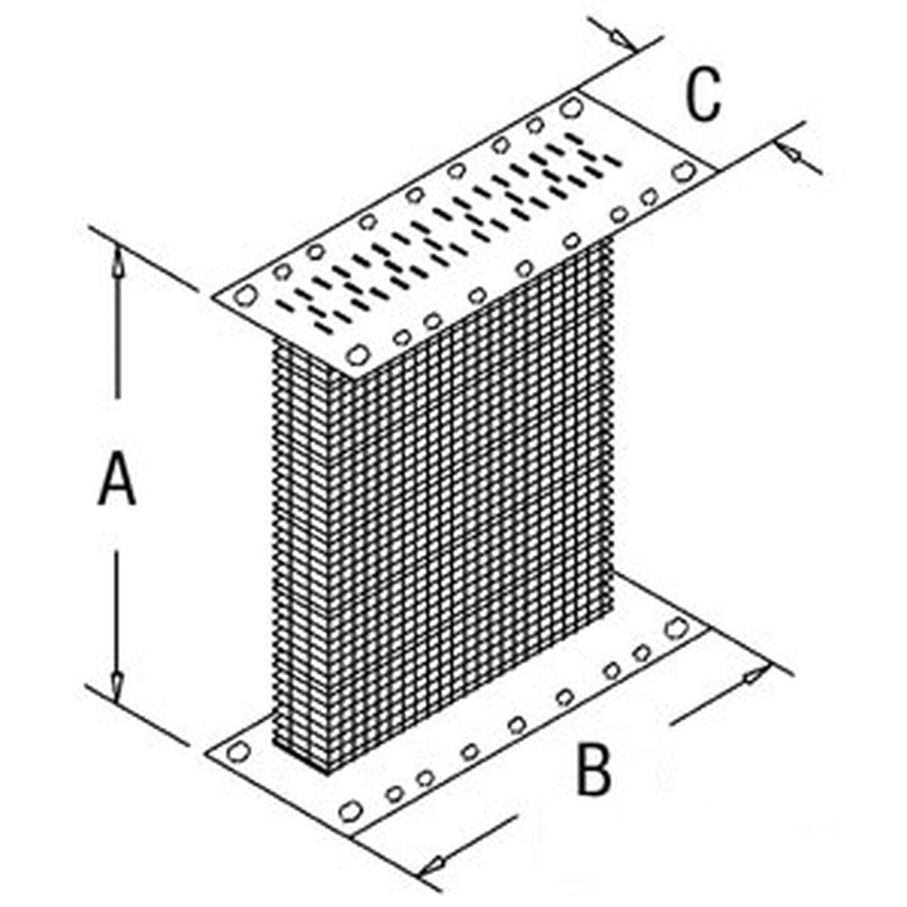 Radiator Core Fits John Deere A AA396R