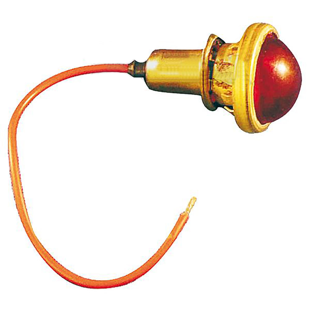 S.67776 Light, Jewel W/ Brass Ring, 6 Volt Fits John Deere