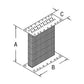 Fits John Deere RADIATOR CORE Fits John Deere A, AO, AR, 60, 620, 630 AA5582R