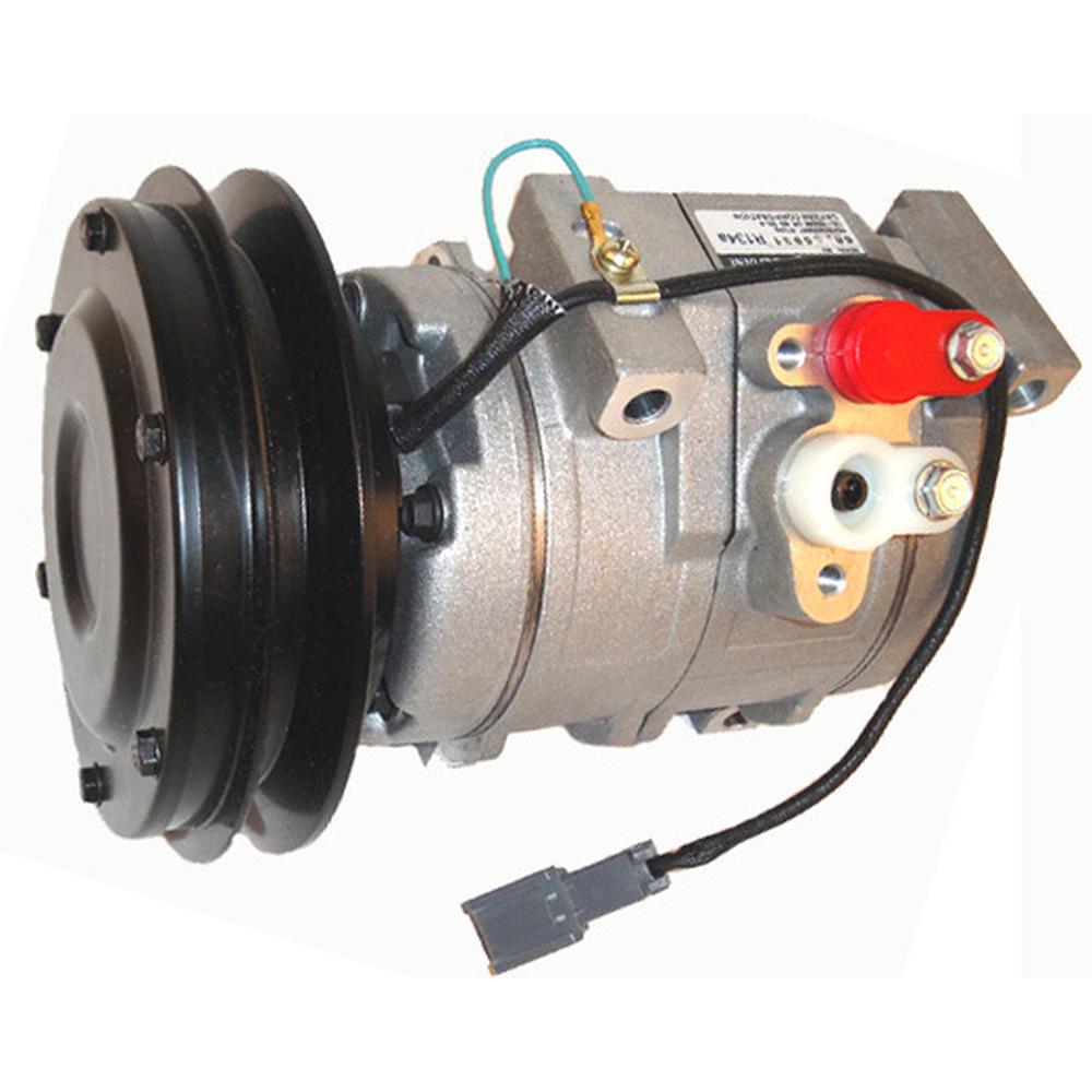 884436025 Nippondenso 10S15C Compressor, w/ 1 Groove Clutch - Fits Komatsu
