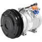 884436025 Nippondenso 10S15C Compressor, w/ 1 Groove Clutch - Fits Komatsu