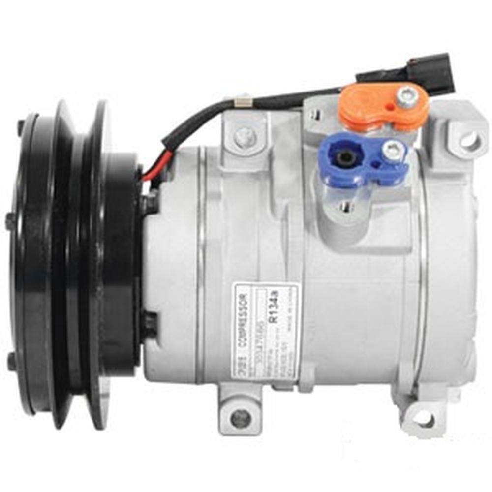 884436025 Nippondenso 10S15C Compressor, w/ 1 Groove Clutch - Fits Komatsu