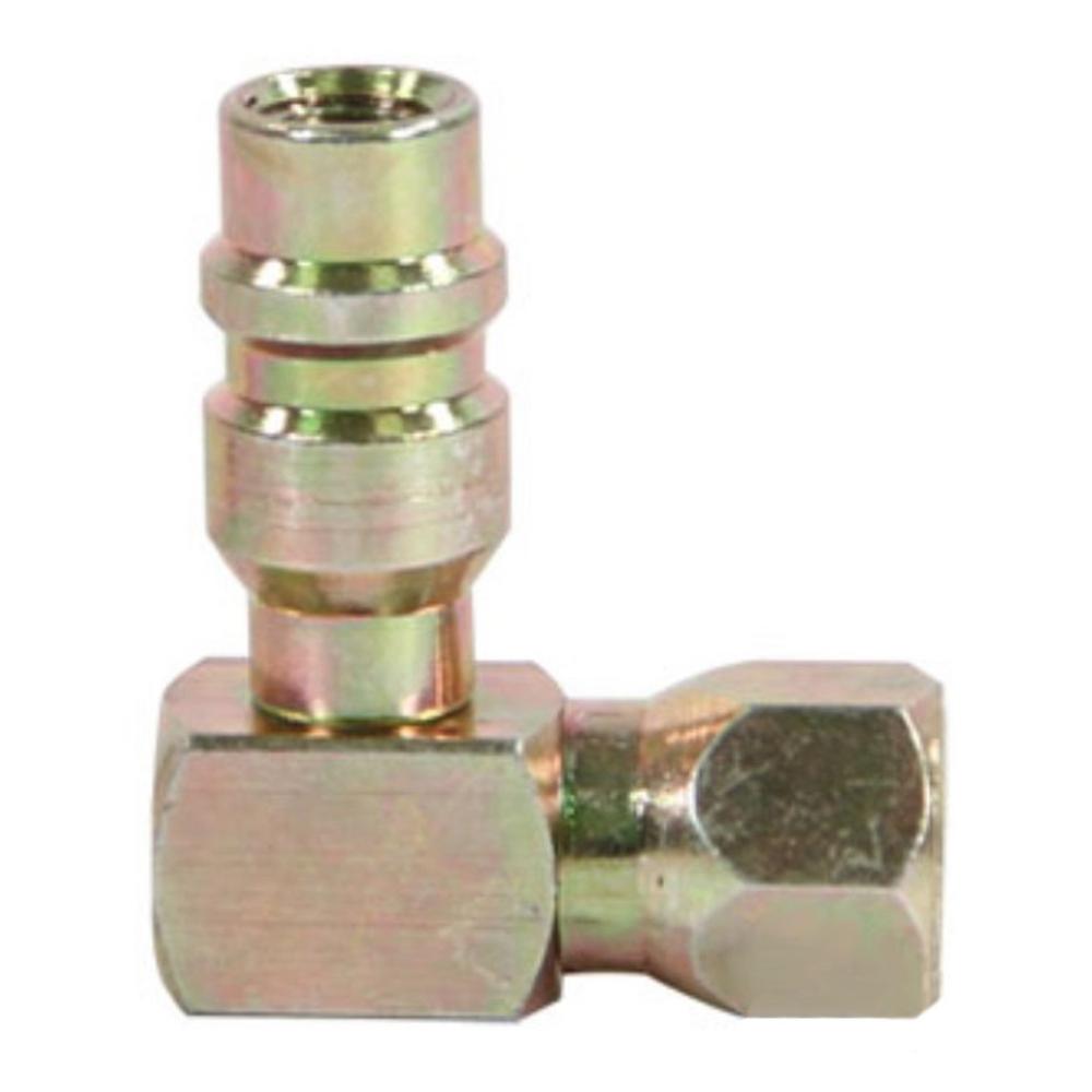 1/4" to R134A Adapter Low Side 90 Degree Fits John Deere 4050 4230 4440 4430