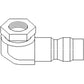 1/4" to R134A Adapter High Side 90 Degree Fits John Deere 4230 Fits Case IH