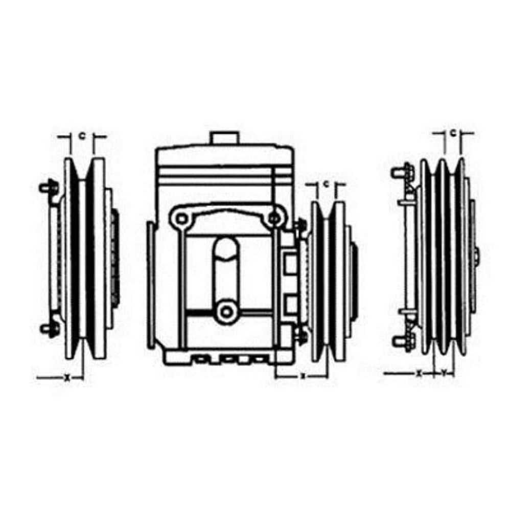 Compressor Clutch Fits Steiger Replaces 25160
