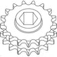 Sprocket - Double Main Drive Fits John Deere 430 566 435 330 535 567 530 557 547