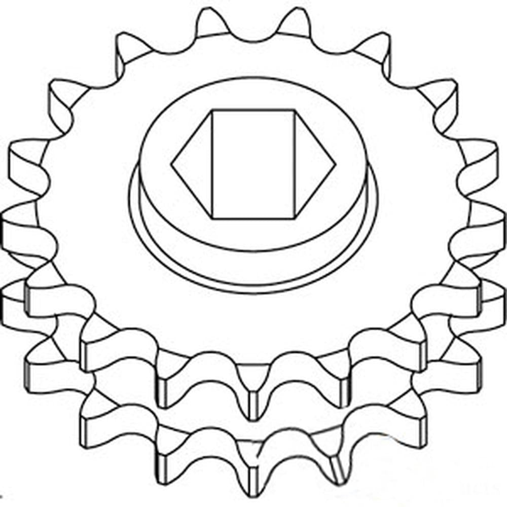 Sprocket - Double Main Drive Fits John Deere 430 566 435 330 535 567 530 557 547