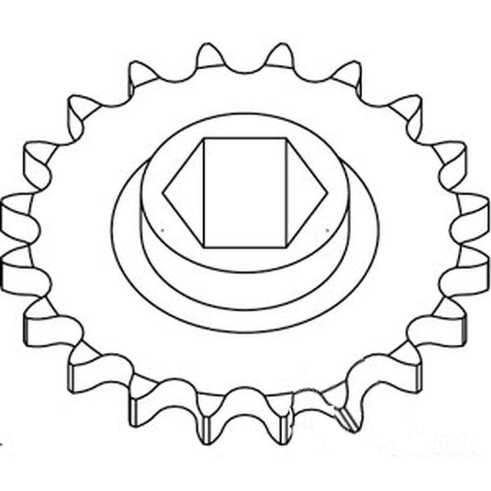 Replacment Round Baler Sprocket Fits John Deere #AE39650 - A-AE39650