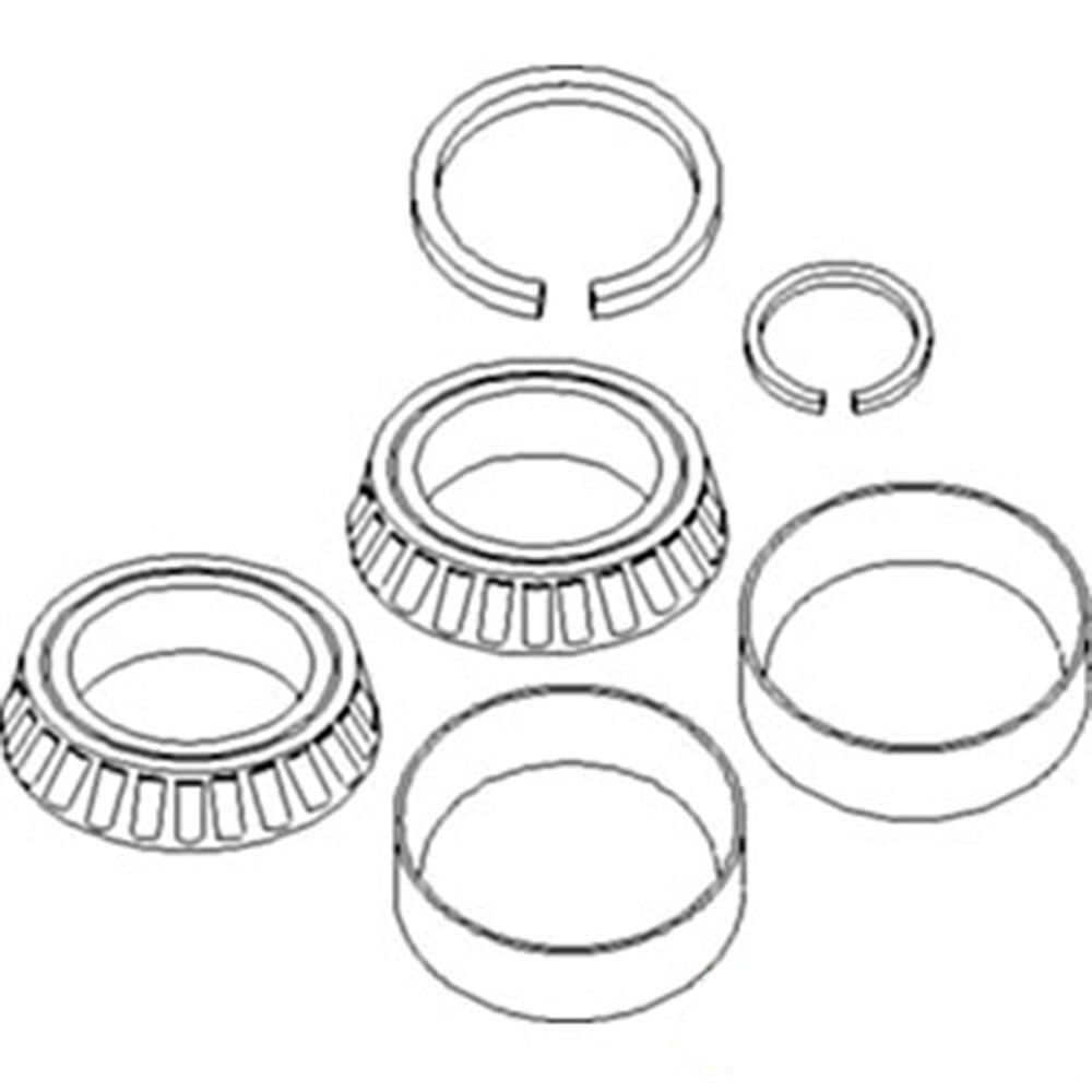 AE42998 New Tapered Roller Kit Bearing Fits John Deere 6610 6650 6710 6750 6810