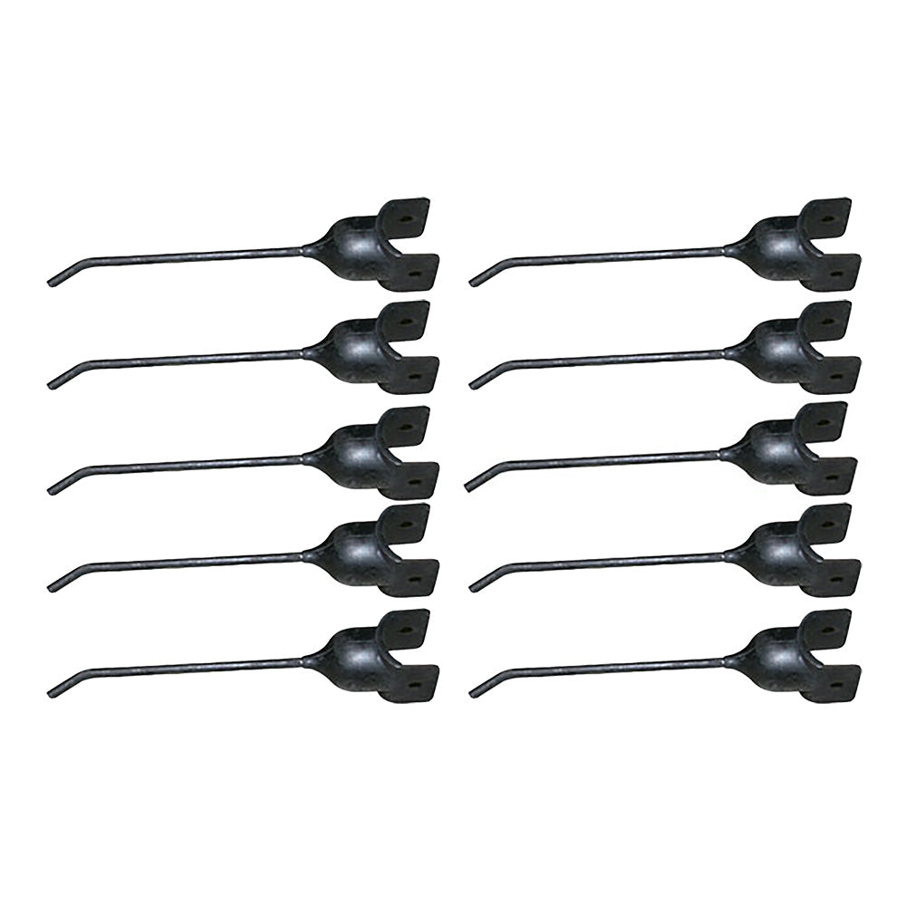 Set of Ten Rubber Mount Rake Teeth AE47389 Fits John Deere 74 672 660 652 54 64