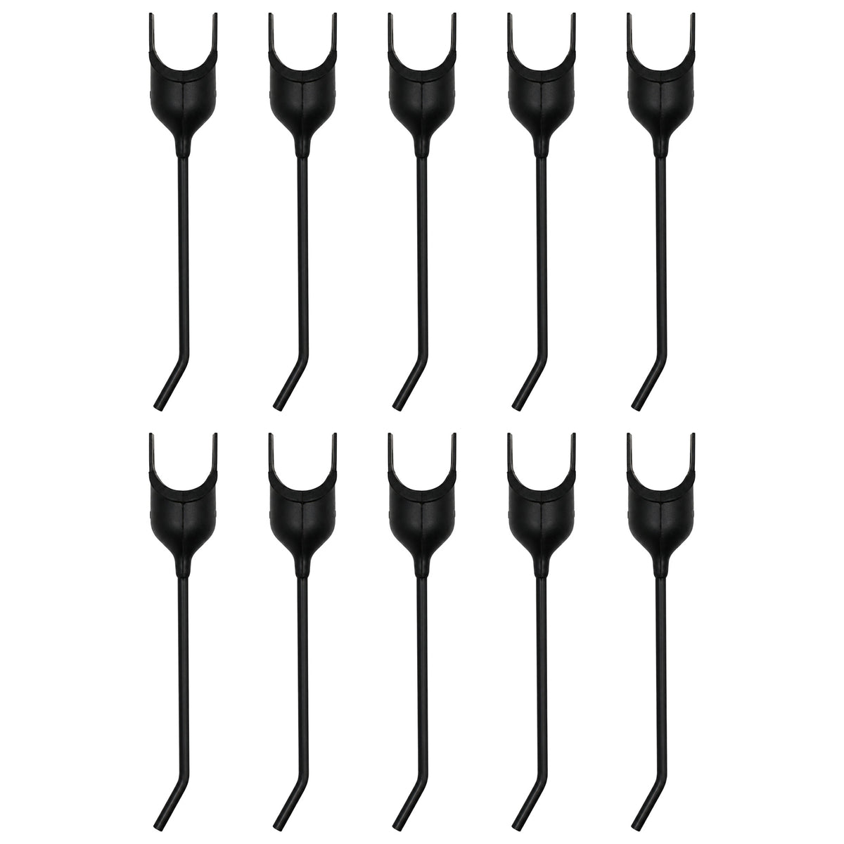 10 Pc. Rubber Mount Tooth Set AE24953 Fits John Deere AE47389 896A 652 70 71 640