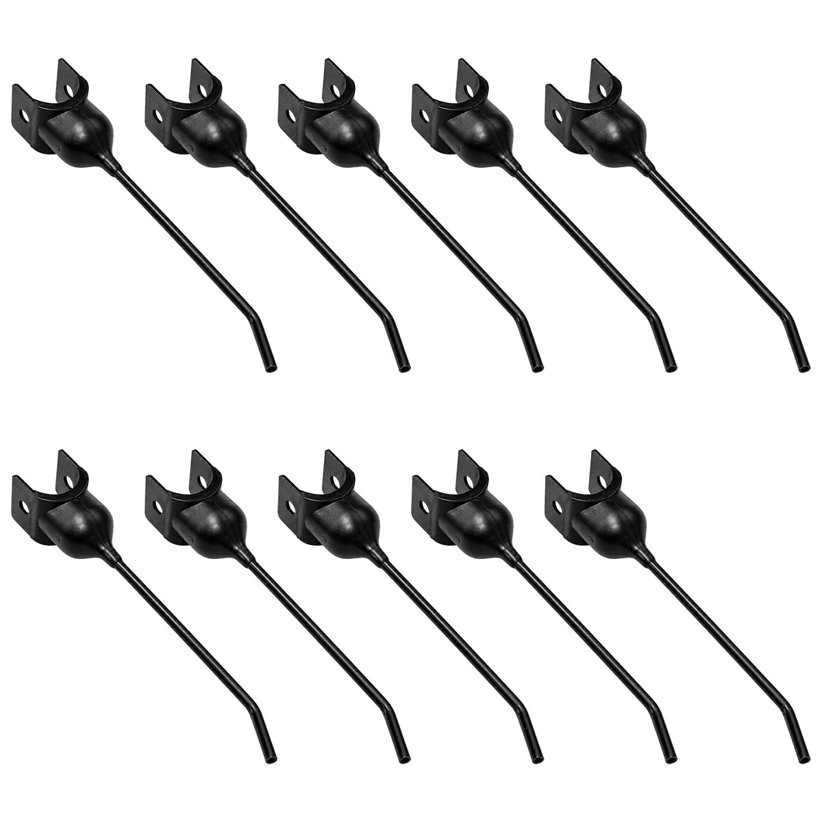 10 Pc. Rubber Mount Tooth Set AE24953 Fits John Deere AE47389 896A 652 70 71 640
