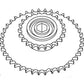 AE51818 Mega Wide Pickup Double Sprocket Fits John Deere Baler 447 457 467 546 5