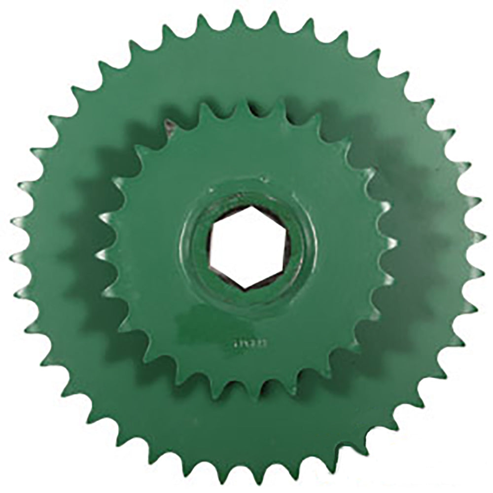 Sprocket - Double Lower Drive Roller Fits John Deere 566 466 567 467 457 557 547