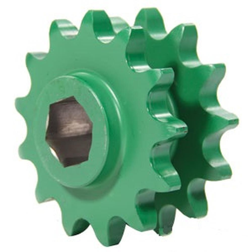 Fits John Deere Parts SPROCKET DOUBLE; 13/13 T  AE74597 568, 468S,468, 468S