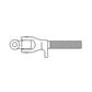 Center Link End Fits John Deere 720 530 520 630 730 620 AF2798R