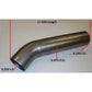 JDS701 Radiator / Upper Water Pipe Fits John Deere