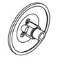 AH75844 New 8 3/8" Cleaning fan Driven Inner Sheave Fits John Deere 3300 4400 +