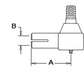 Tie Rod End Fits 1050 3300 4400 4420 484 5200 5400 5420 5440 5460 5720 5730 5820