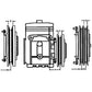 AH85846 New 2 Groove 6" Fits York Style Clutch Fits John Deere Combine 4400 6600