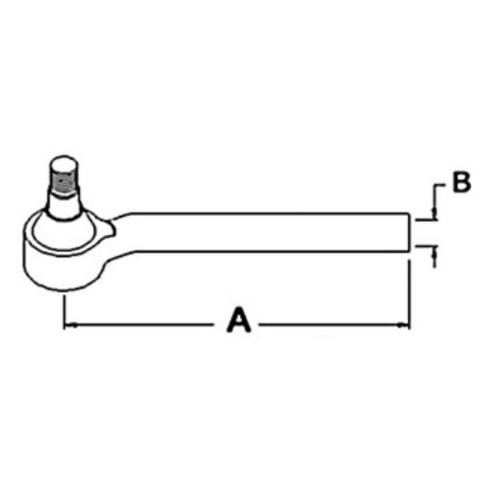 AL116741 New Tie Rod End RH Outer Fits John Deere Tractor 6010 6110 6210 6300