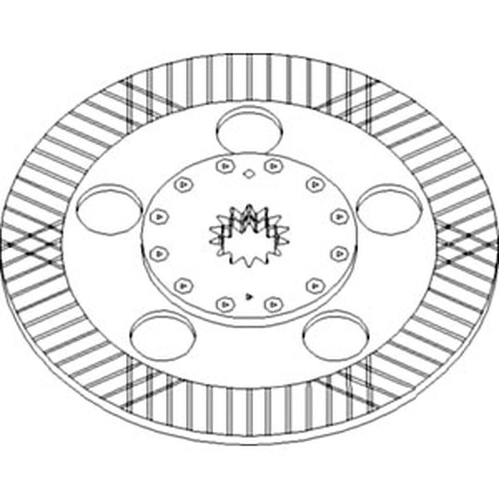 AL162808 Brake Disc Fits John Deere 5055E 5065E 5075E 5078E 5085E 5103 5200