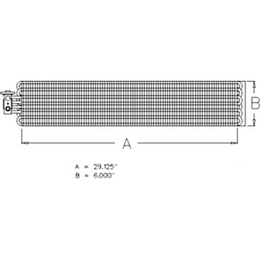 AMAL163863 Al163863, Al160350 New Evaporator Fits John Deere Tractor