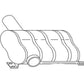Muffler Fits John Deere 1640 1840 2040 2250 2350 2350 2355 2450 2550 AL31492