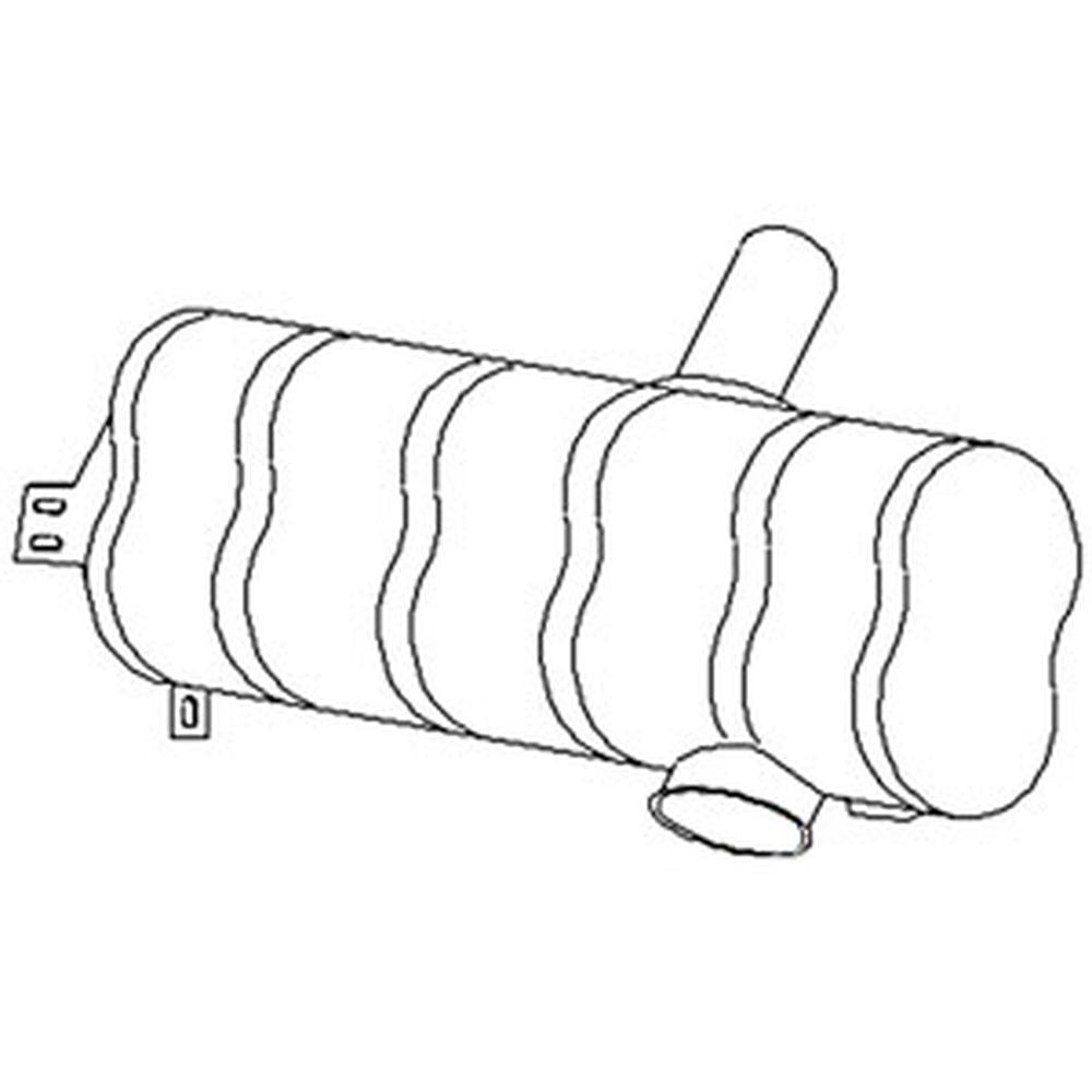 AL37167 Muffler Fits John Deere 2940 2950 2955 3040 3055 3140 3150 ++ Tractors