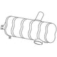 AL37167 MUFFLER Fits John Deere 2940 2950 3040 3050 3055 3140 3150 3155 3350