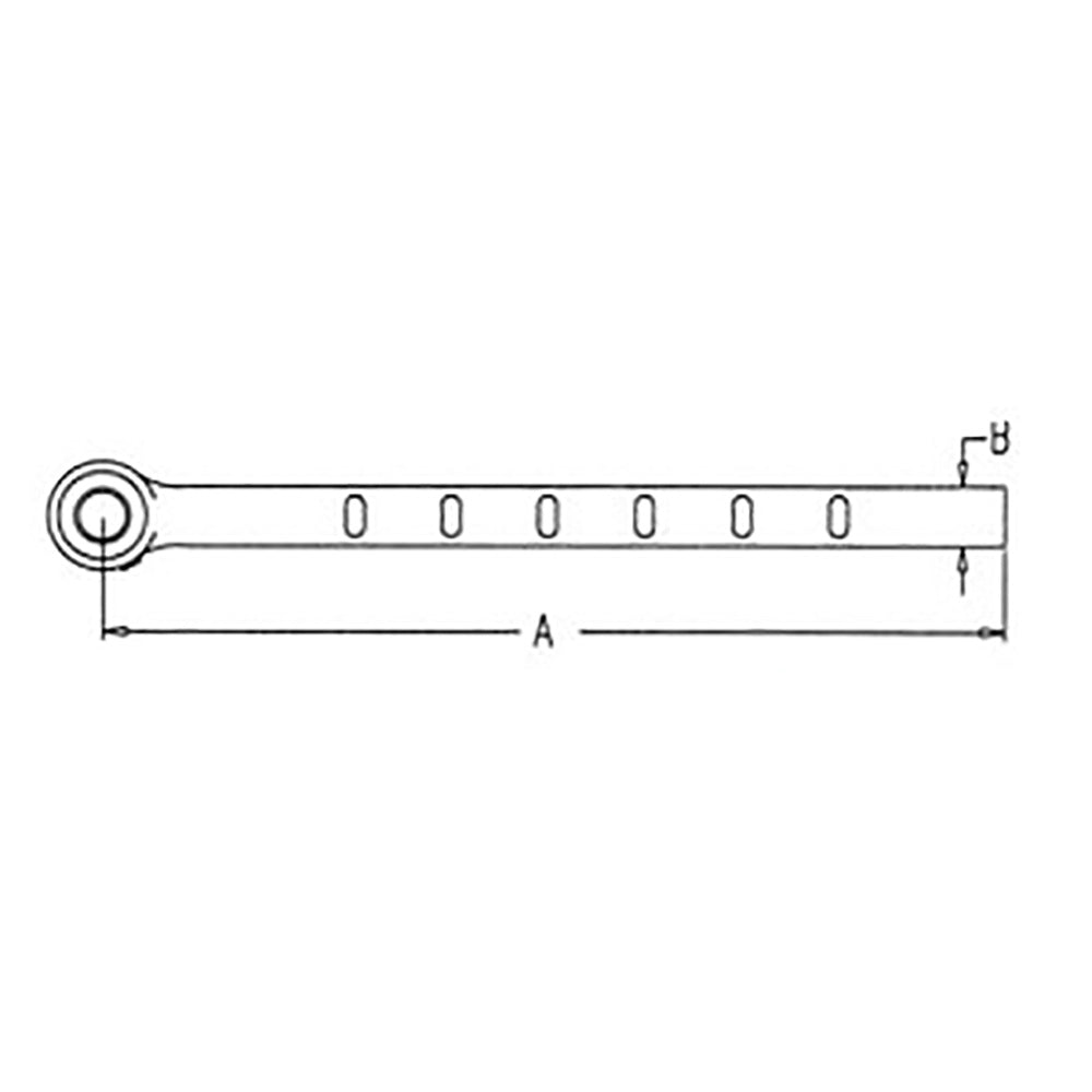 Tie Rod - Left Hand or Right Hand Fits John Deere 2040 2355 2555 2755 AL37204