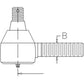 Short Threaded Tie Rod Fits John Deere Replaces AL178019