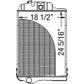 Radiator Fits John Deere 3040 2950 2940 3141 3140 AL37566