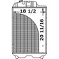 Radiator Fits John Deere Replaces AL31237