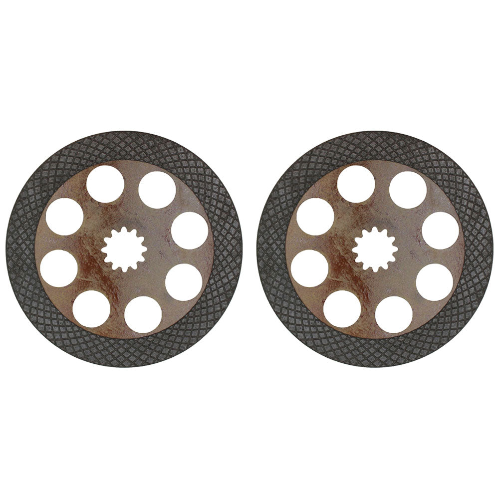AL38234 AL29645 Two 12 Spline Brake Discs Fits John Deere Tractors 1140 2550 940