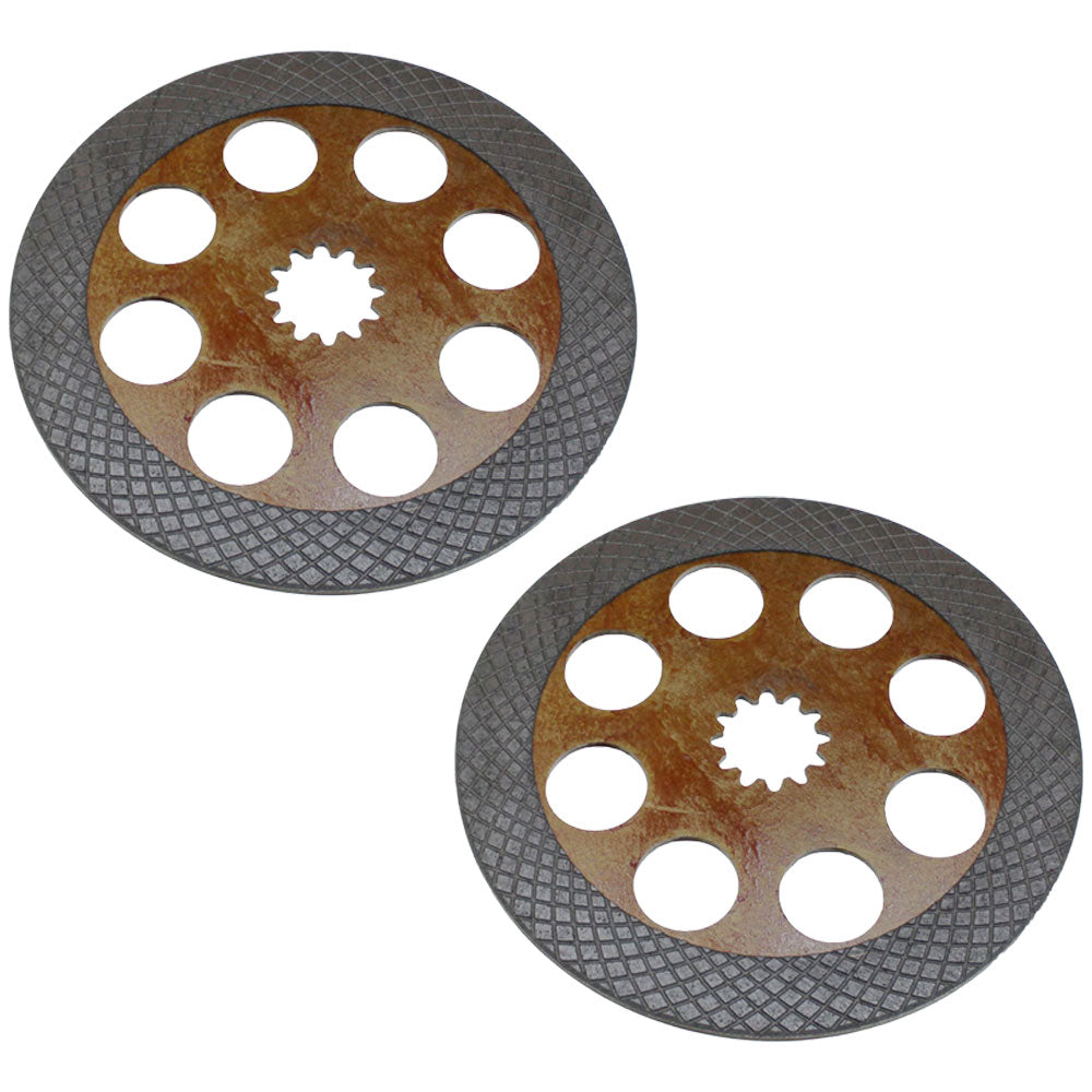 AL38234 AL29645 Two 12 Spline Brake Discs Fits John Deere Tractors 1140 2550 940