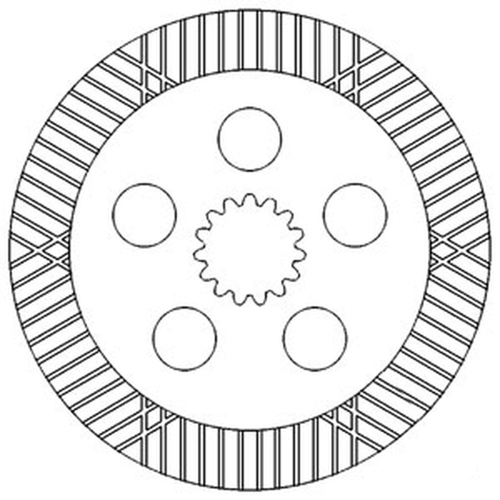 Friction Brake Disc Fits John Deere Replaces AL30095
