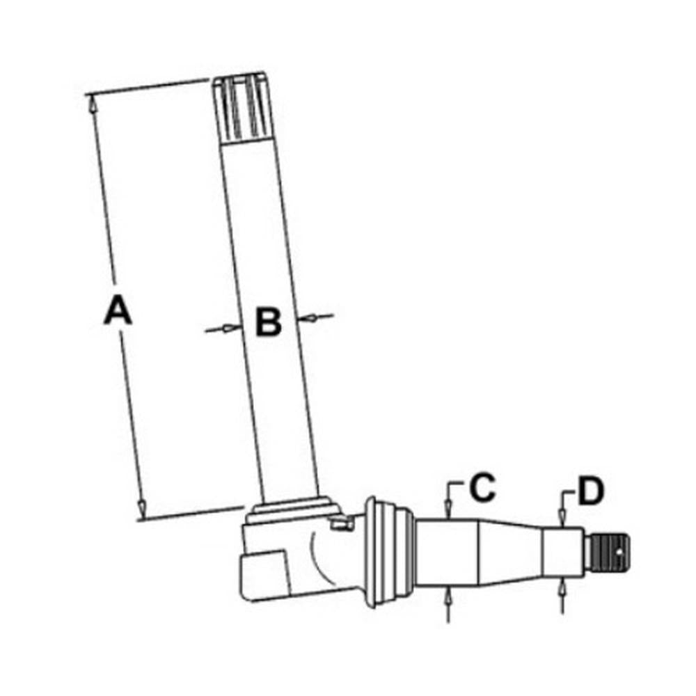 Universal Spindle Fits John Deere Replaces AL38381