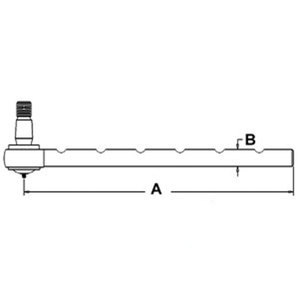 WN-AL38646-PEX Tie Rod, Outer Fits John Deere 2840 3030 3120 3130