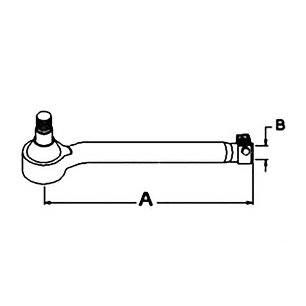 AL39318 Fits John Deere Fits JD Tractor RH Tie Rod End 3040 3140 AL178073 12