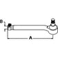 AL58013 Tie Rod End, L/H Fits John Deere 2140 2750 2950 3040 3140 3050 3350