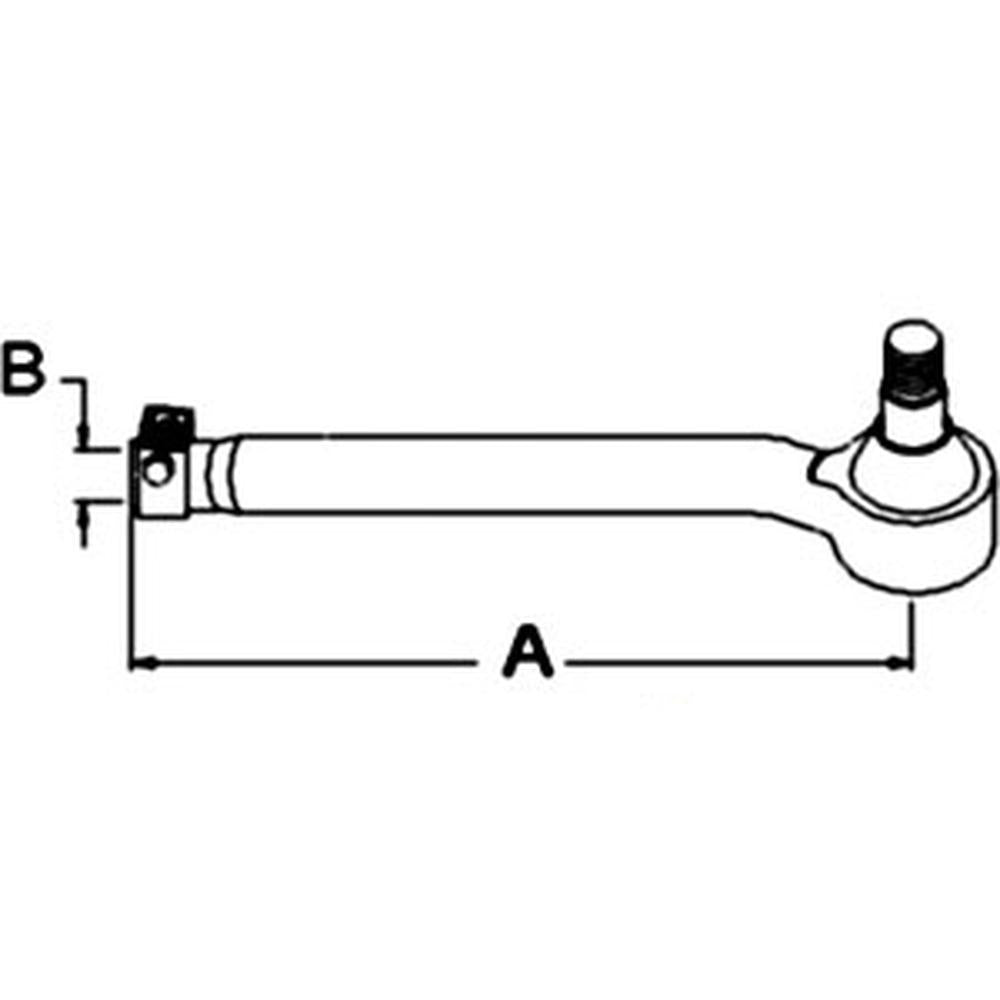 AL58013 Tie Rod End, L/H Fits John Deere 2140 2750 2950 3040 3140 3050 3350