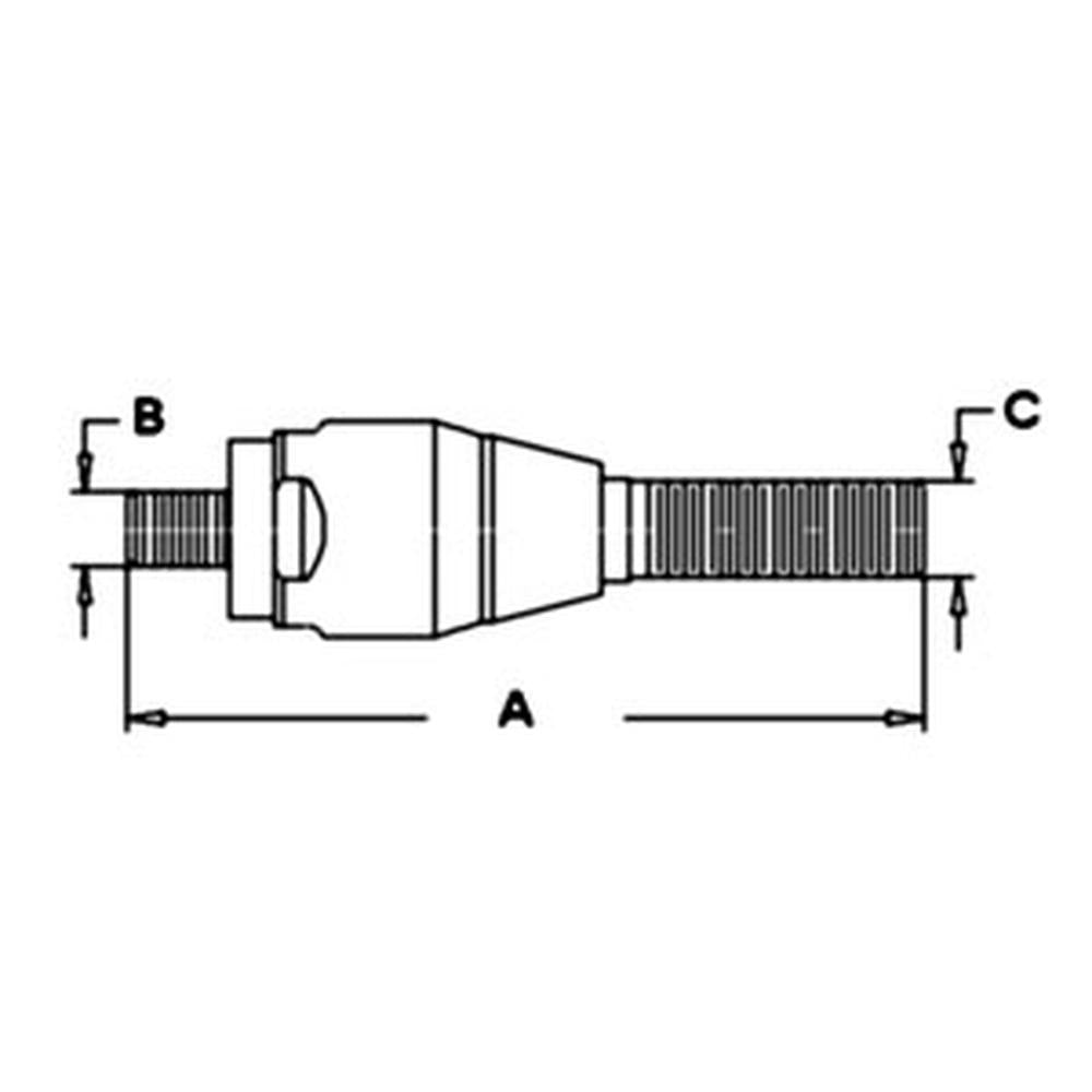 AL168703 Steering Joint, Length: 235mm Fits John Deere AL68253